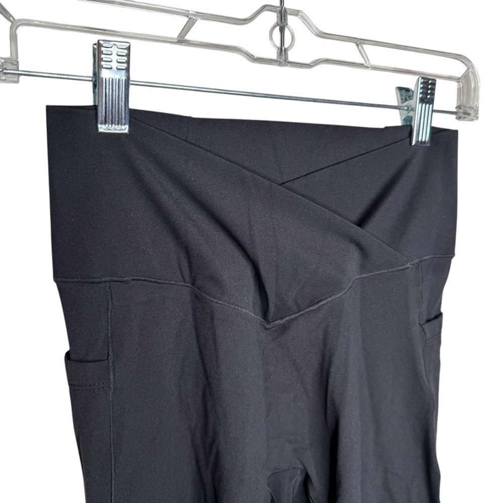 NWT Halara UltraSculpt High Waist Tummy Control Leggings Black 7/8 Length Size M - Picture 4 of 8